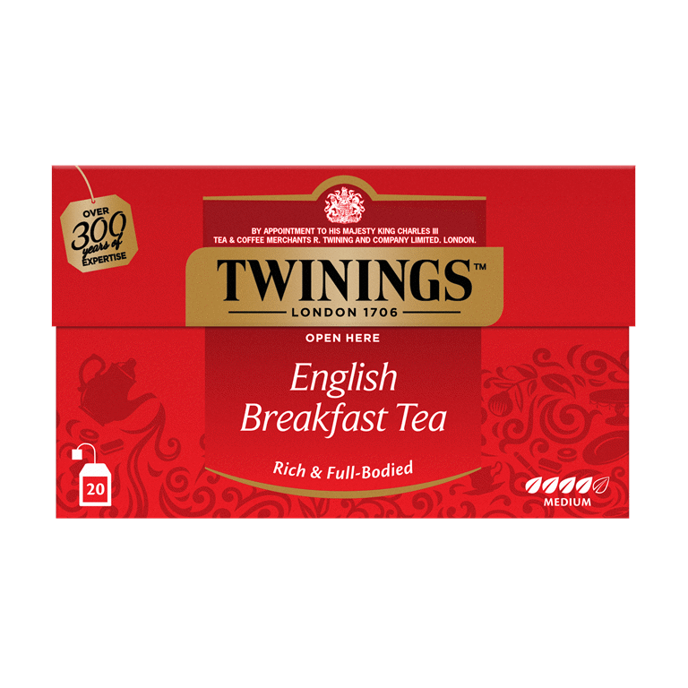 TWININGS ENGLISH BREAKFAST Rich & Full-Bodied Black Tea 40g