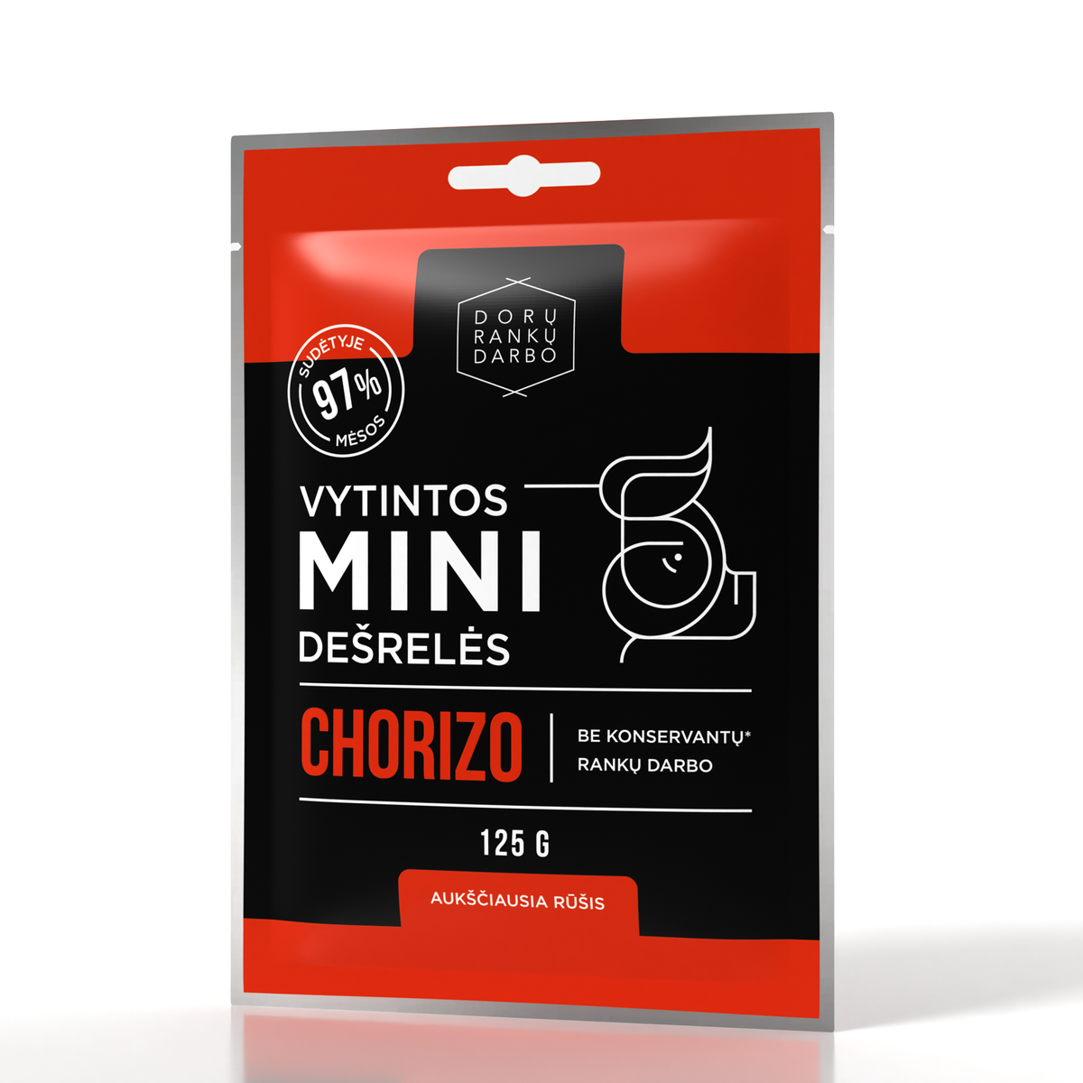 DORA Cured Mini Chorizo Sausages 125g