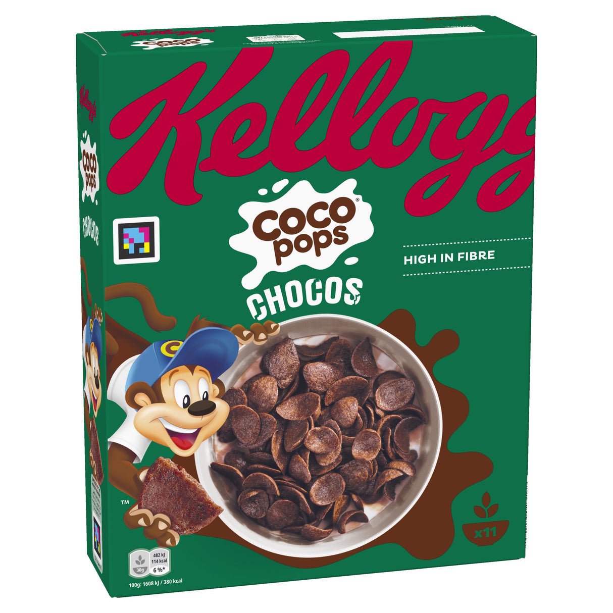 KELLOGGS COCO POPS Chocos Breakfast Cereal 330g