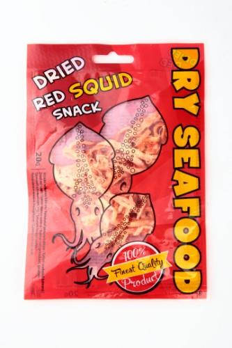 DRY SEAFOOD Dried Red Squid Fish Snack 20g