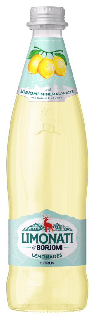 LIMONATI by BORJOMI Citrus Flavor Sparkling Lemonade 500ml