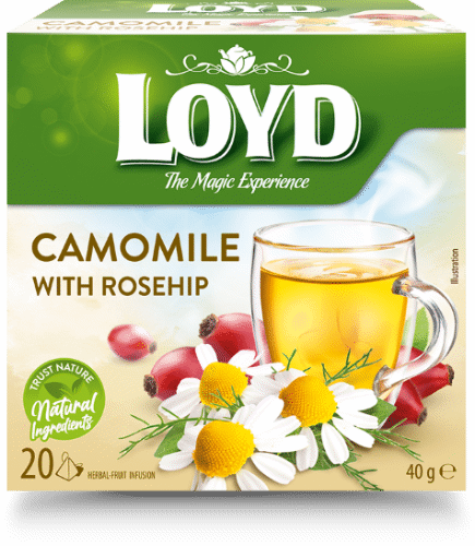 LOYD Camomile with Rosehip Herbal Tea 40g