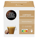 NESCAFE CORTADO Espresso Macchiato Dolce Gusto Instant Coffee Capsules 100.8g