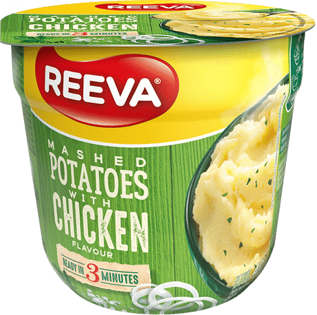 REEVA Instant Mashed Potatoes with Cream and with Chicken 12 x 40g
