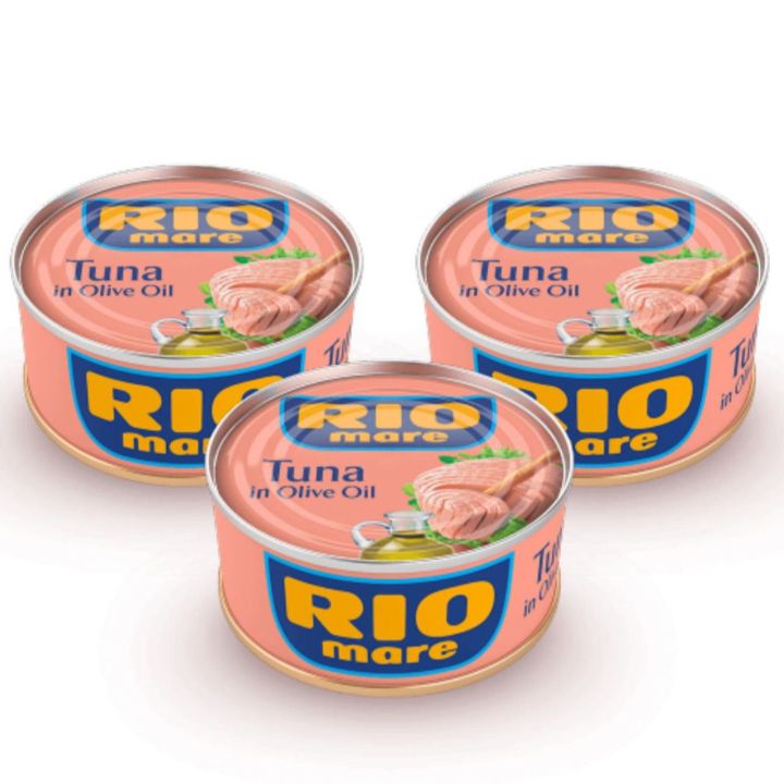 RIO MARE Tuna Steak in Olive Oil Made in Italy (3 portions) 240g 8.4oz