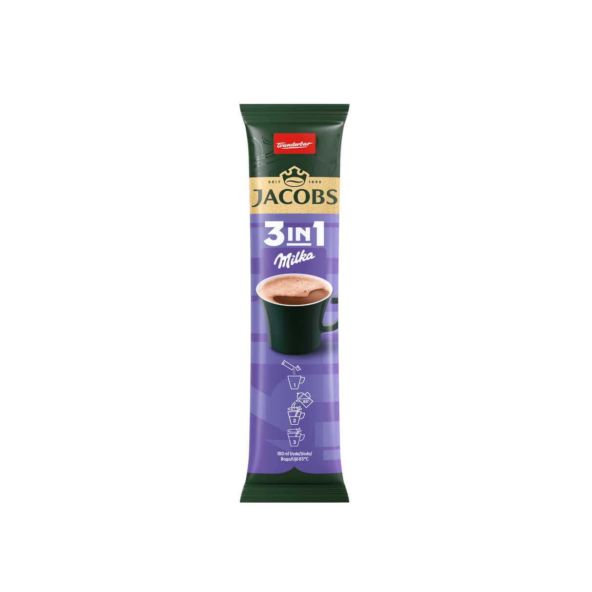 JACOBS MILKA CHOCOLATE Flavor 3in1 Instant Coffee Stick 12.4g
