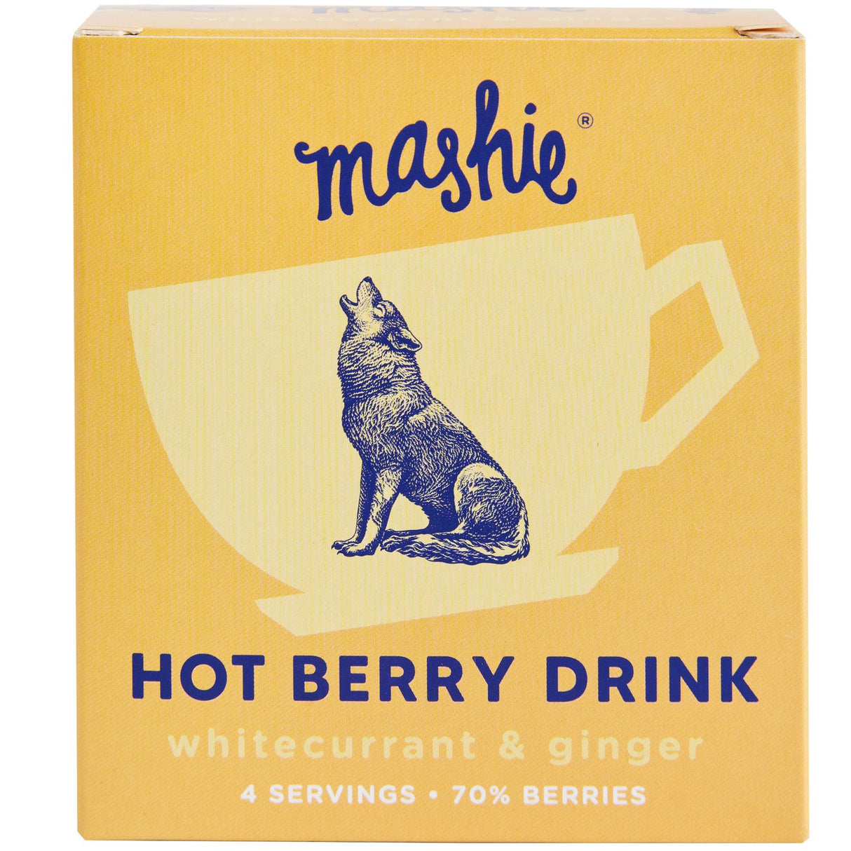 MASHIE White Currant & Ginger Flavor Berry Puree for Hot & Cold Fruit Tea 180g