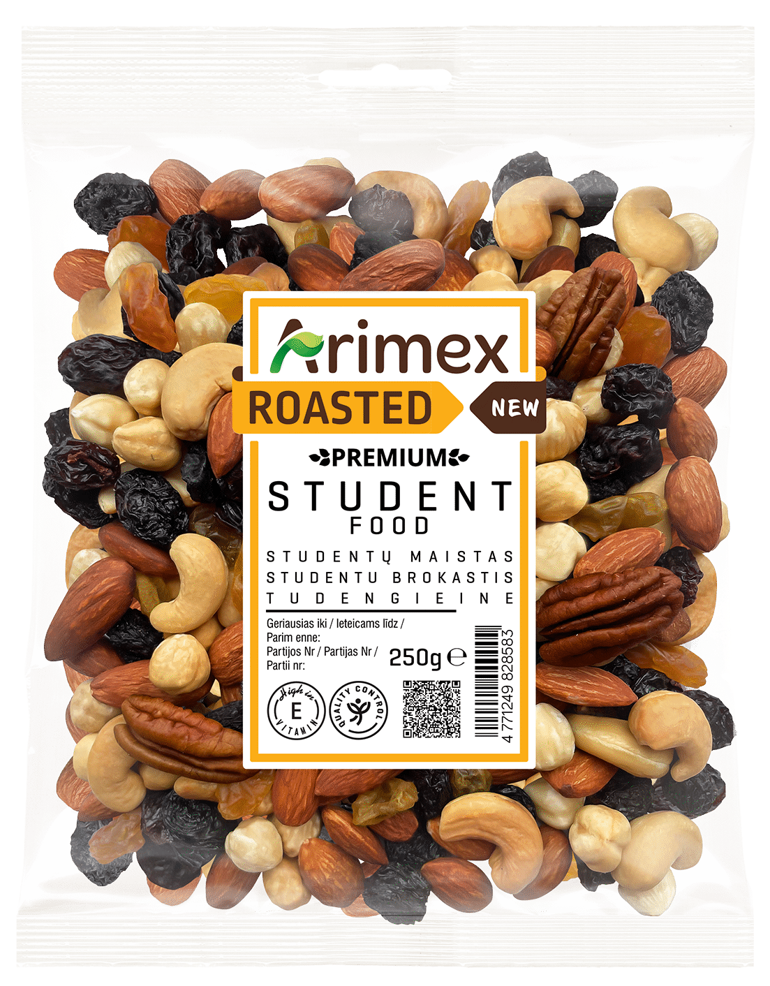 ARIMEX Premium Student Food with Nuts & Raisins 250g