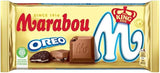 MARABOU OREO King Size Chocolate Bar With Cookie Crisps Sweets 220g 7.7oz
