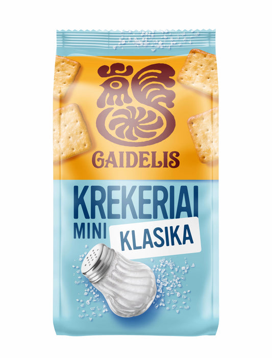 GAIDELIS MINI Classic Salted Crackers 70g