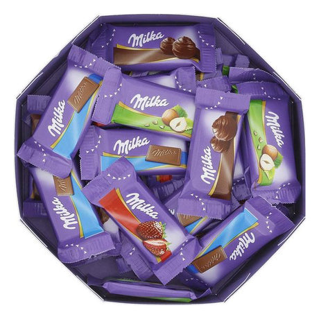 MILKA NAPS Mix Assorted Mini Chocolate Bars Box 138g