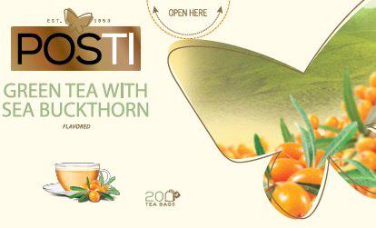POSTI Green Tea with Sea Buckthorn 30g