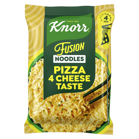 KNORR Fusion Pizza 4 Cheese Taste Instant Ramen Noodles 4 x 64g