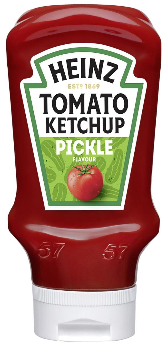 HEINZ PICKLE Flavor Tomato Ketchup Bottle 460g 16.2oz