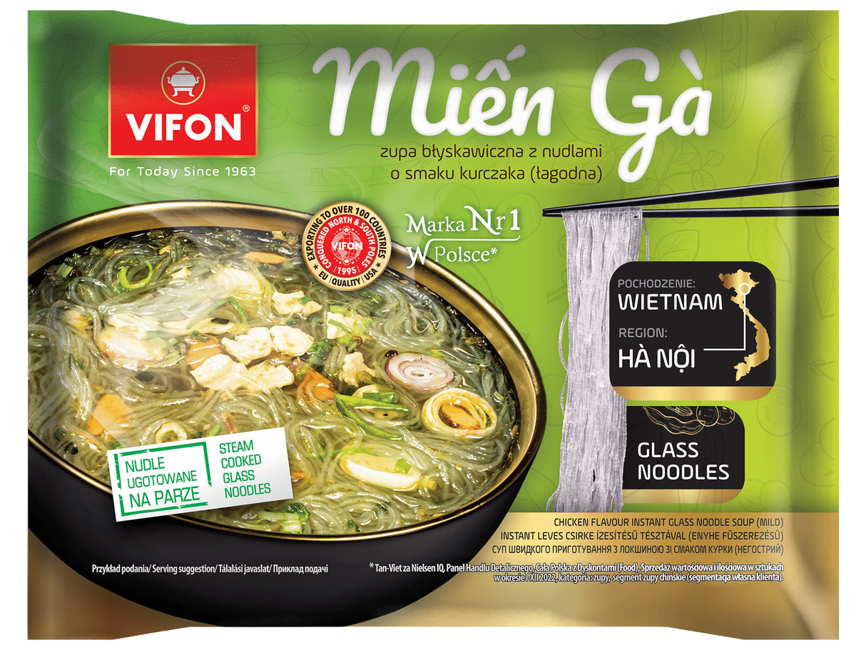 VIFON Chicken Flavor Instant Steam Cooked Glass Noodles 58g