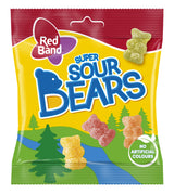 RED BAND Super Sour Bears Gummi Candies 8 x 100g