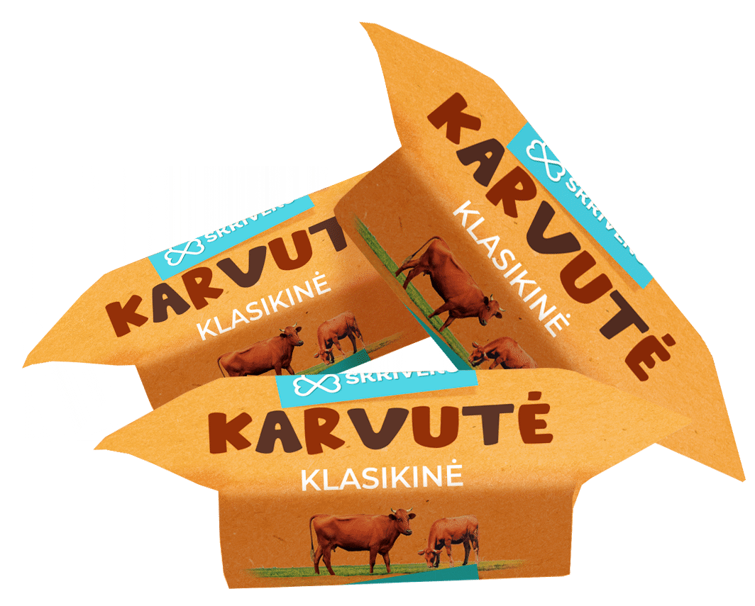 SKRIVERU KARVUTE Caramel Fudge Candies 1kg