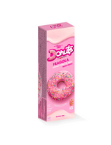 CUORENERO Tiny Donuts Strawberry, Cocoa & Pistachio Flavors 3 x 111g