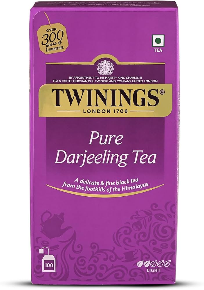 TWININGS Pure Darjeeling Black Tea 50g