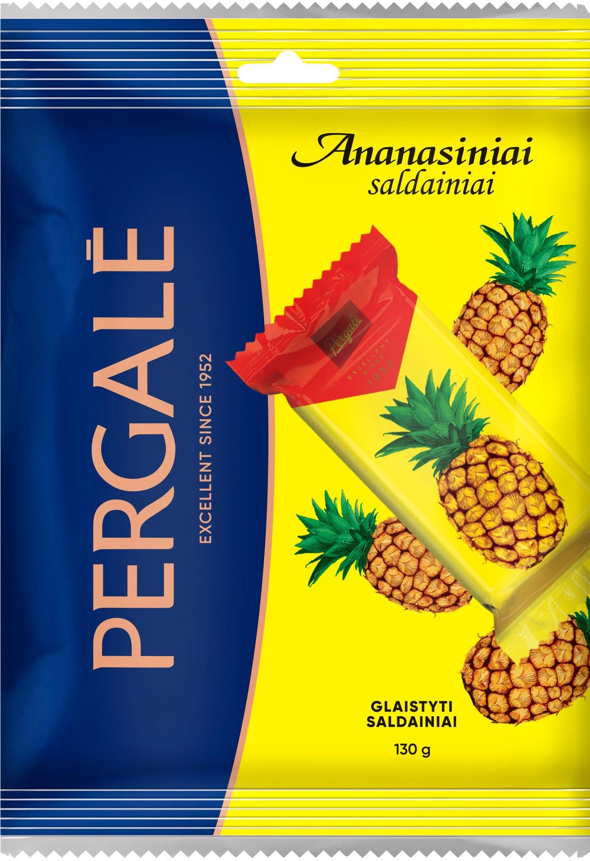 PERGALE PINEAPPLE Milk Chocolate Candies 130g