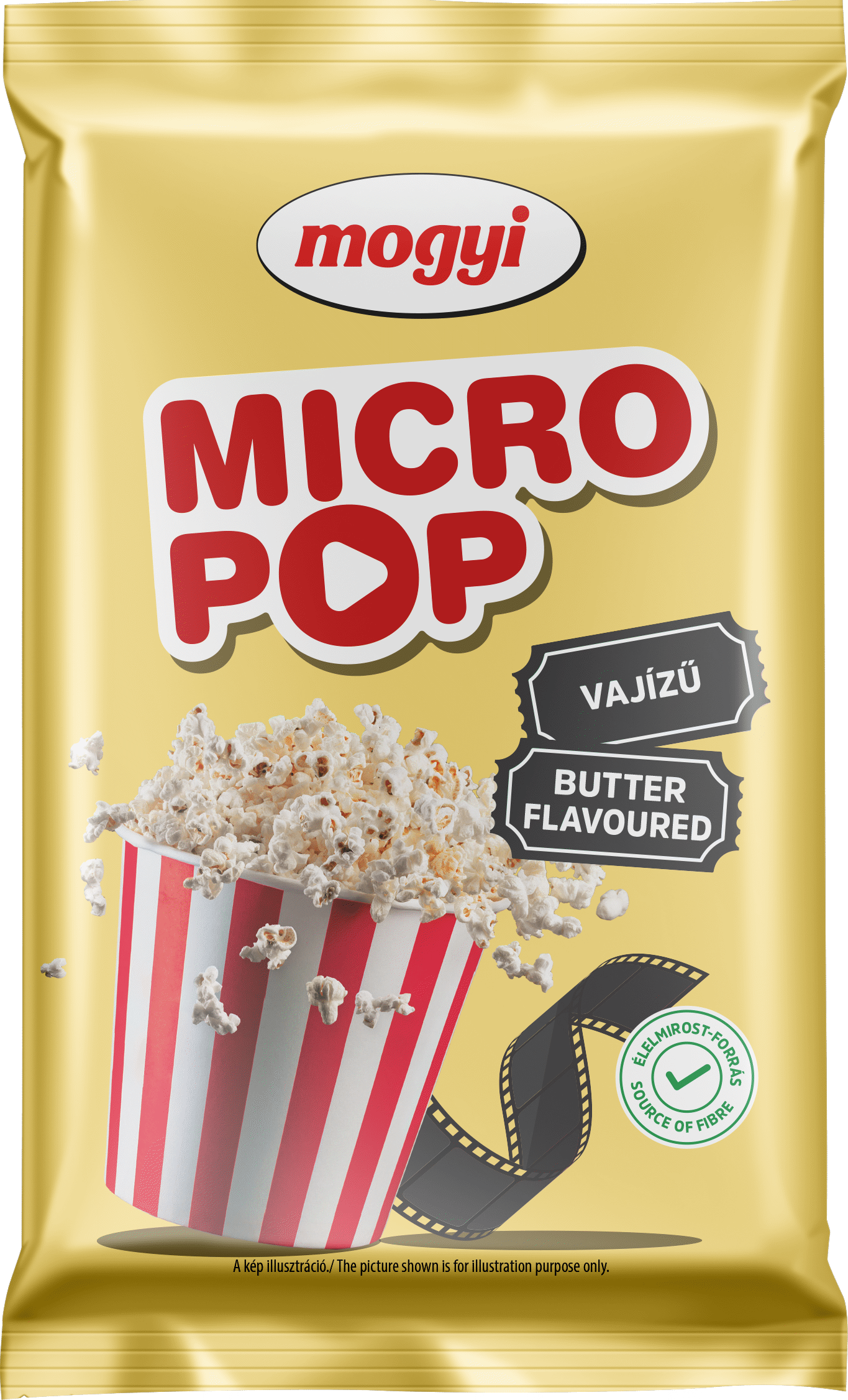 MOGYI Butter Flavor Popcorn Microwave Ready Bag 100g