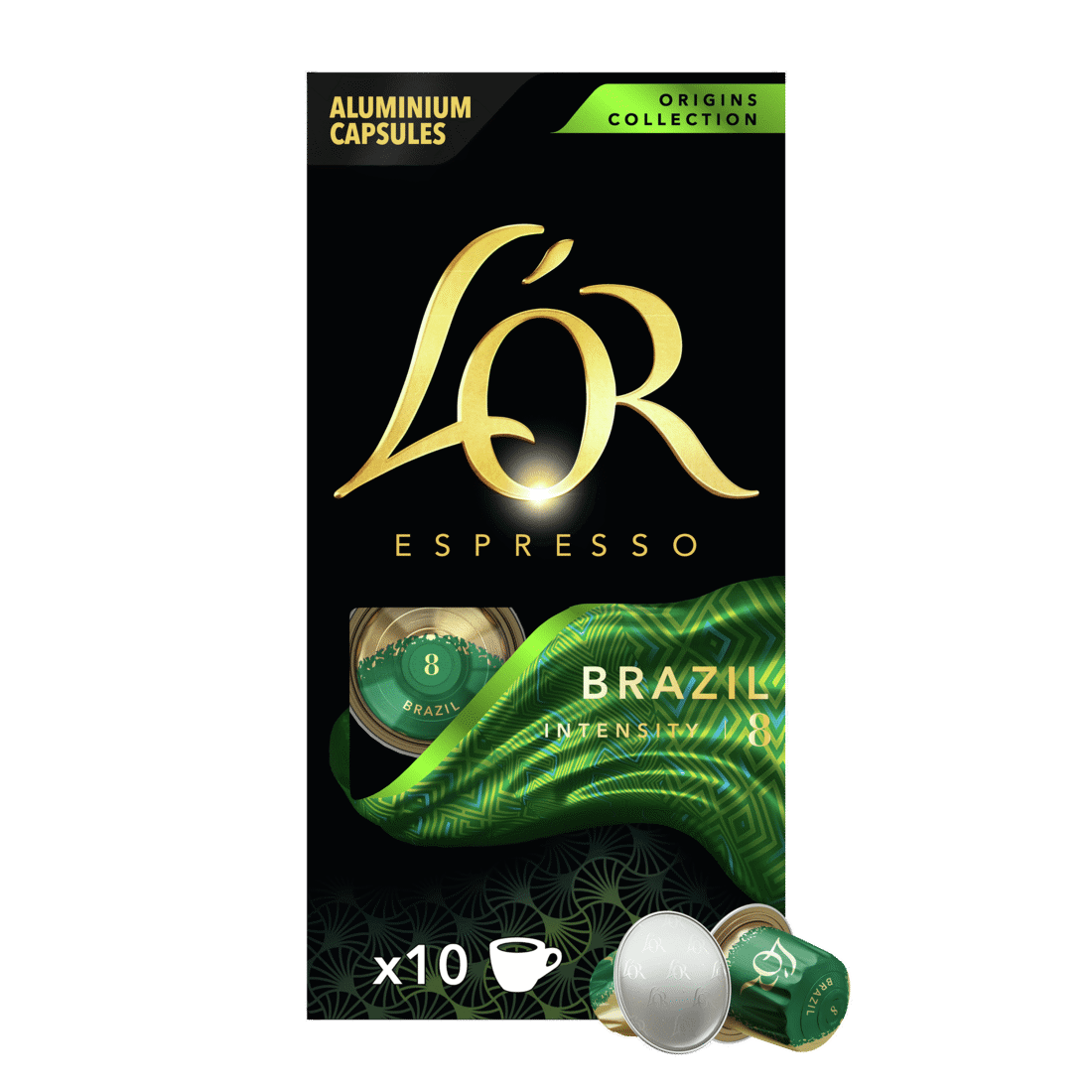 L'OR ESPRESSO BRAZIL Coffee Capsules for Nespresso 52g