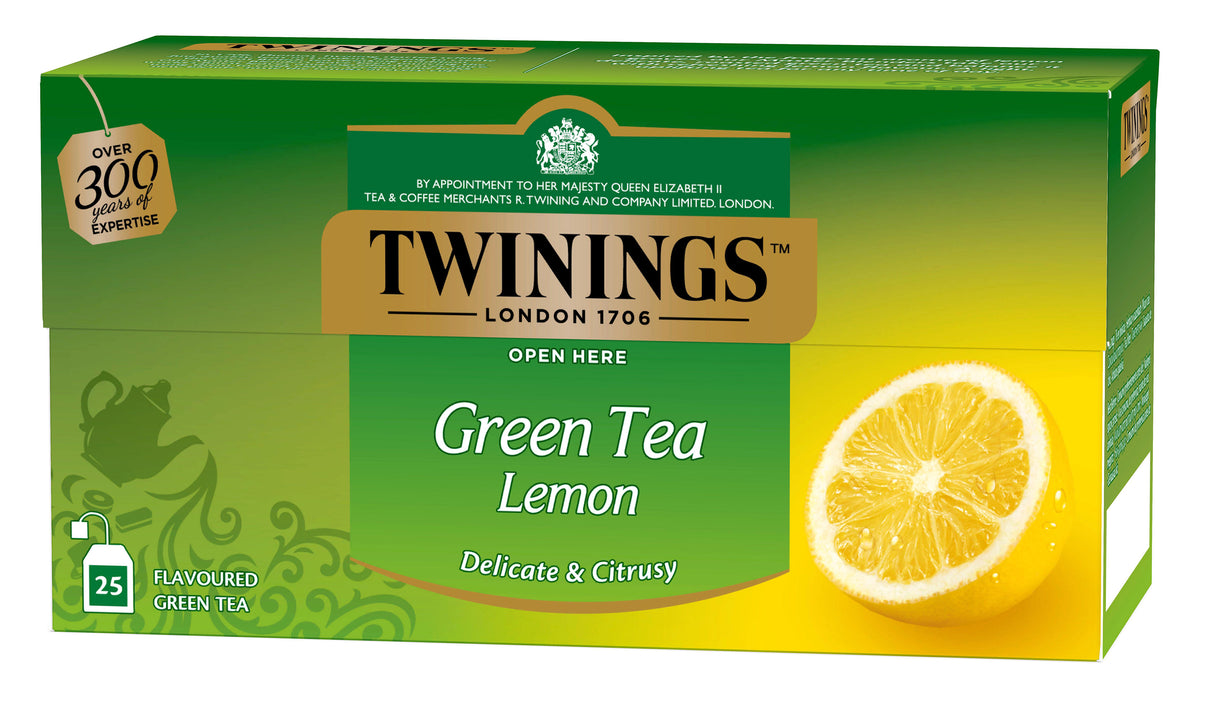 TWININGS GREEN TEA Lemon Delicate & Citrusy 40g