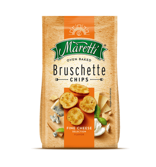 MARETTI Oven Baked Bruchette Chips Fine Cheese Flavor 70g 2.46oz