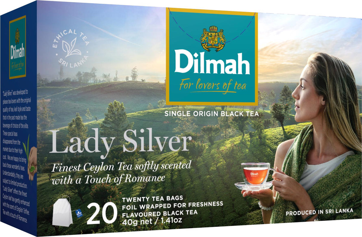 DILMAH SILVER LADY Finest Ceylon Black Tea 40g