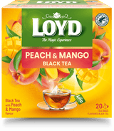 LOYD MANGO & PEACH Flavor Black Tea Boxes 10 x 36g