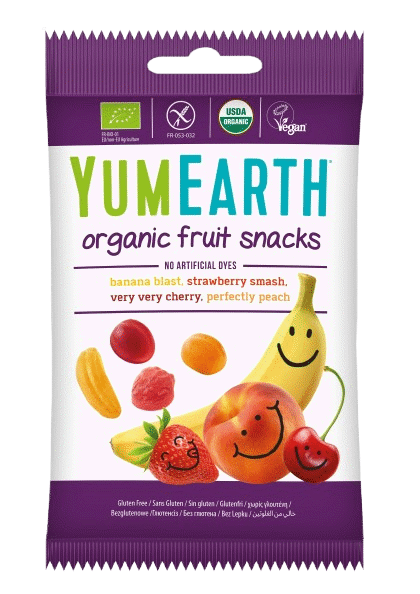 YUMEARTH Organic Fruit Snacks Vegan Gummi Candies 50g