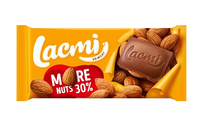 ROSHEN LACMI Milk Chocolate Bar with Whole Almonds 90g