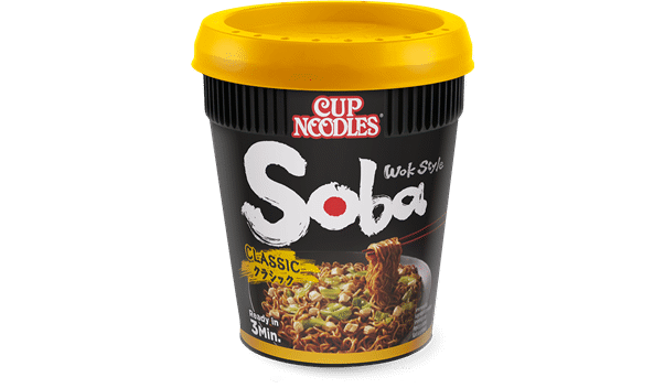 NISSIN CUP NOODLES SOBA Wok-Style Instant Noodles 90g
