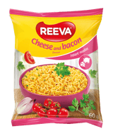 REEVA CHEESE & BACON Flavor Instant Noodles 60g