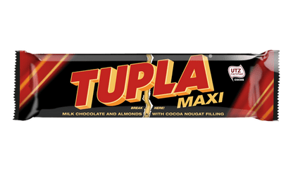 12 TUPLA MAXI Milk Chocolate Bars With Cocoa Nougat Filling 50g 1.76oz