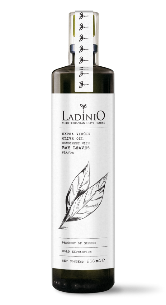 LADINIO Extra Virgin Olive Oil with Bay Leaves Spray Bottle 200ml 6.7 fl oz