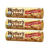 3 WERTHERS Original Butter Cream Candy Rolls 50g 1.76oz