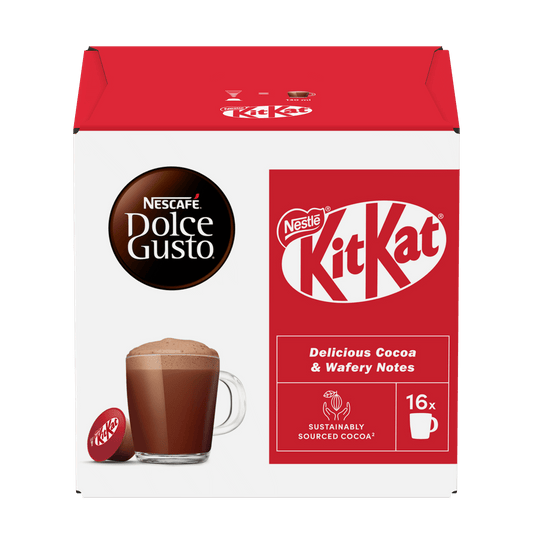 KIT KAT Instant Cocoa Drink Dolce Gusto Compatible Coffee Capsules Box 256g