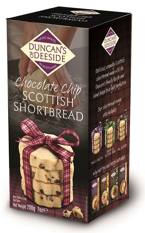 DUNCAN'S of DEESIDE Chocolate Chip Scottish Shortbread Cookies 200g 7oz