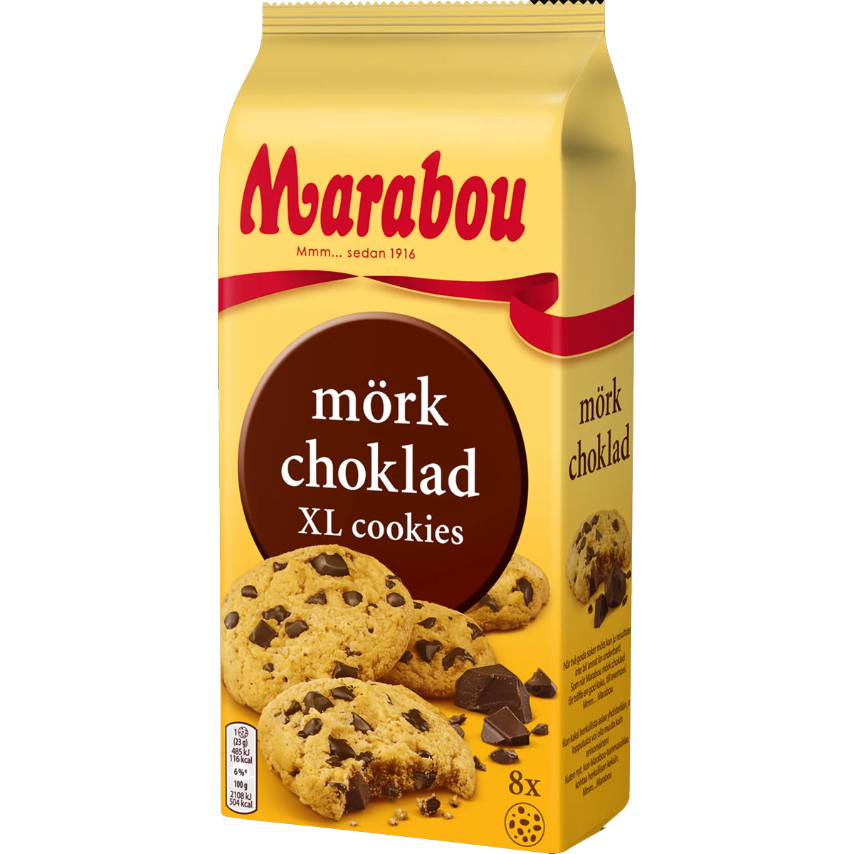 MARABOU XL Size Cookies with Dark Chocolate Bits 184g