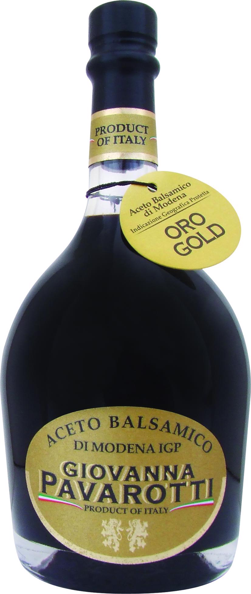 GIOVANNA PAVAROTTI GOLD Balsamic Vinegar Aceto di Balsamico IGP 250ml