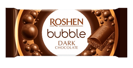 ROSHEN AERATED Dark Chocolate Bar 80g 2.8oz