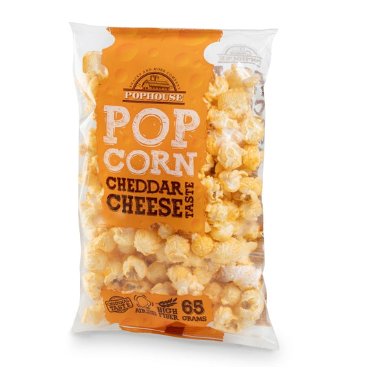 POPHOUSE Cheddar Cheese Taste Popcorn 65g
