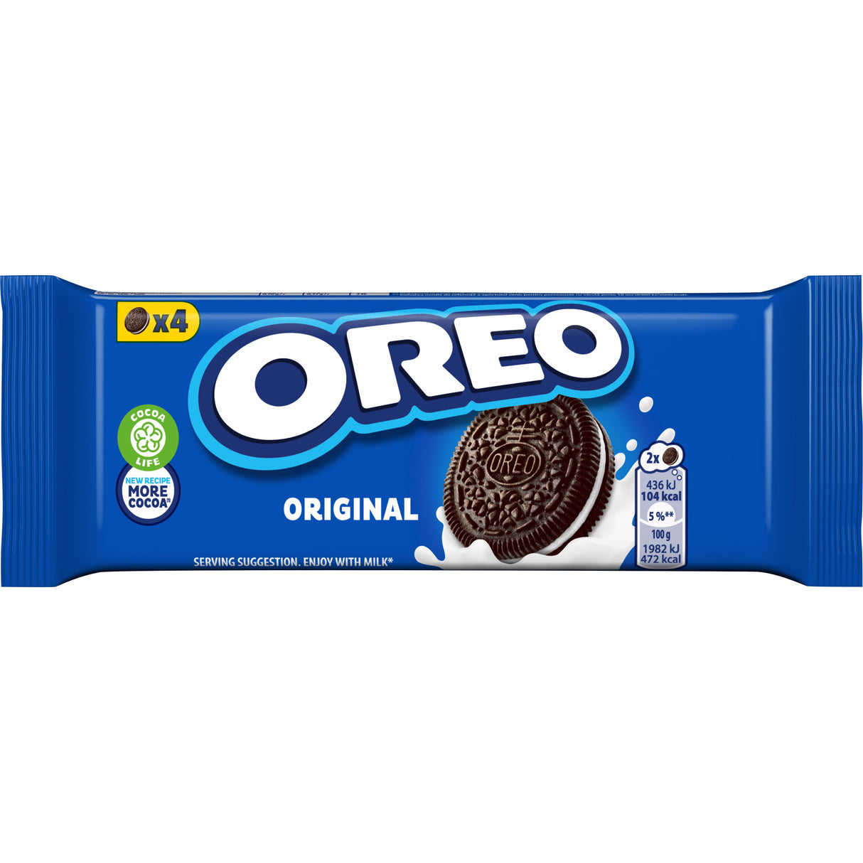 OREO Original Cocoa Cookies with Vanilla Filling 44g