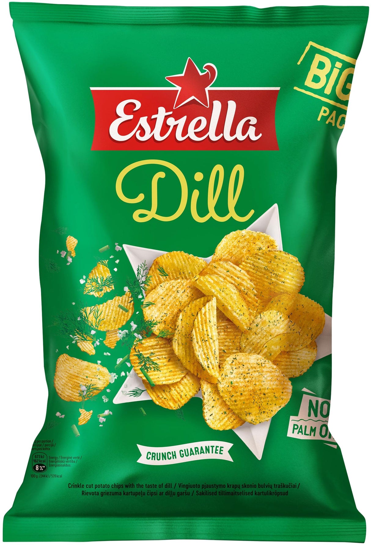ESTRELLA DILL Flavor Potato Chips 180g