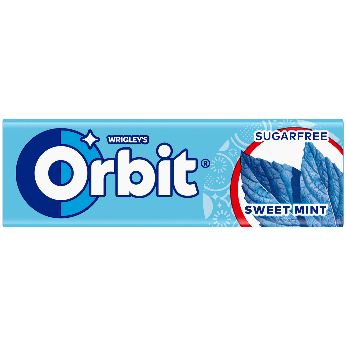 WRIGLEY'S ORBIT SWEET MINT Flavor Sugarfree Chewing Gum 14g 0.49oz