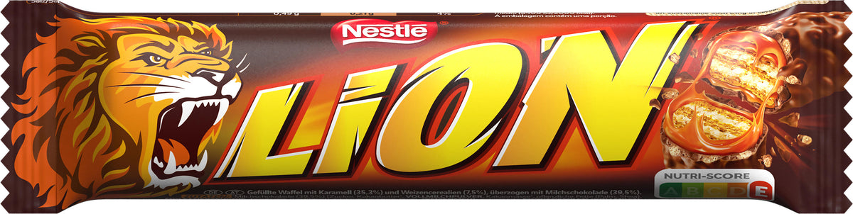 LION Chocolate Bar with Wafer Caramel & Crisps (5-pack) 150g