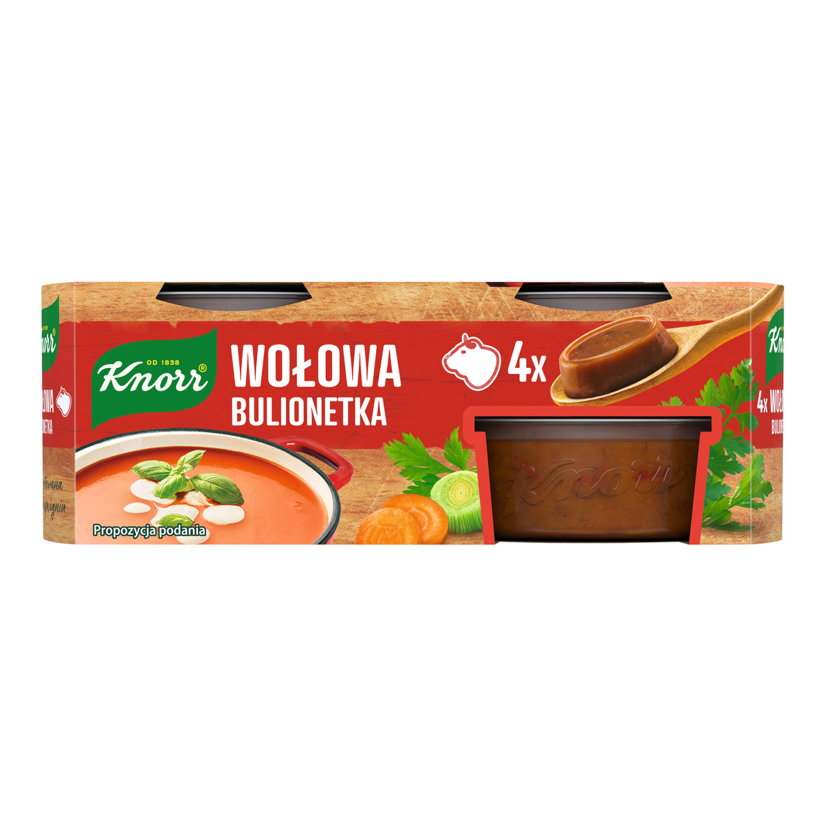 KNORR BULIONETTE BEEF Broth Bouillon Soup Cubes 112g