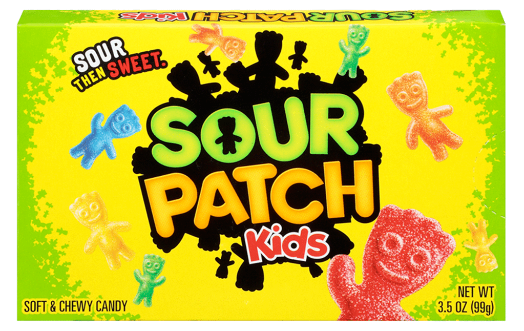 SOUR PATCH Kids Sugar Coated Gummi Candies 99g