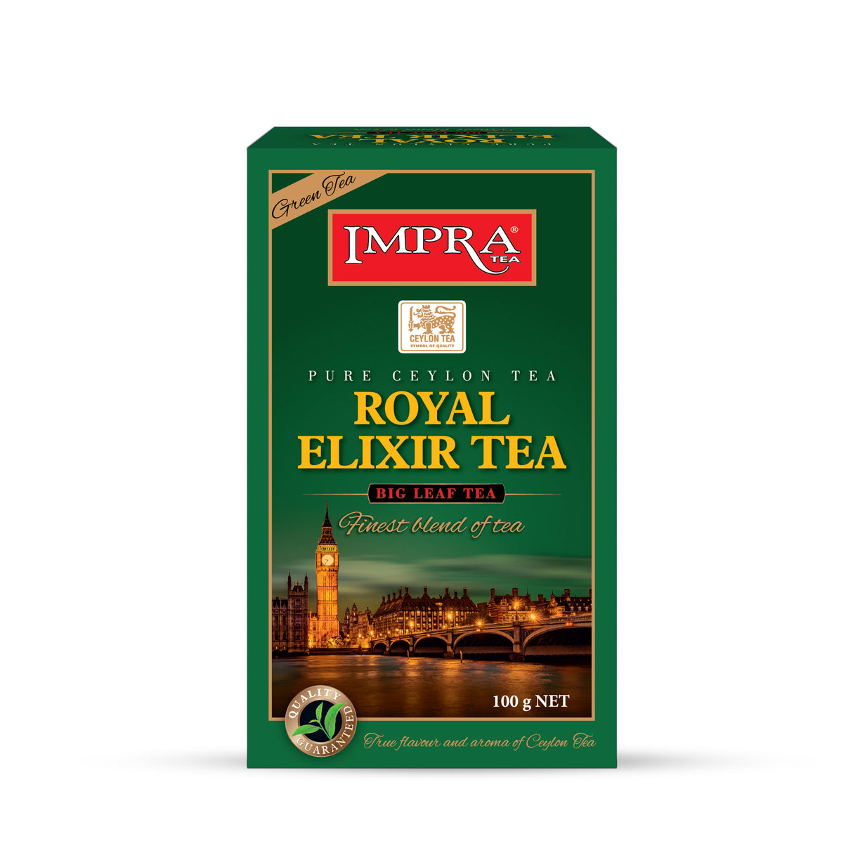 IMPRA ROYAL ELXIR Loose Big Leaf Green Tea 100g